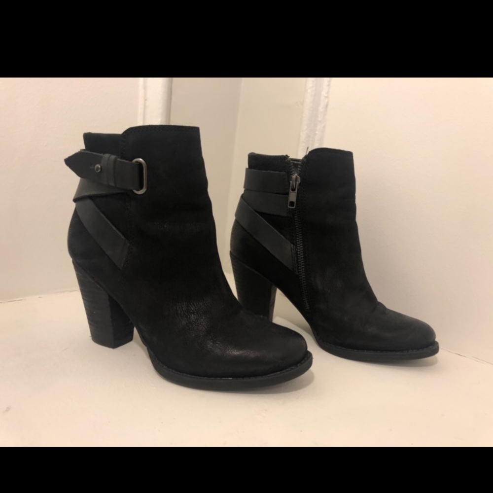 Black Aldo booties, size 6